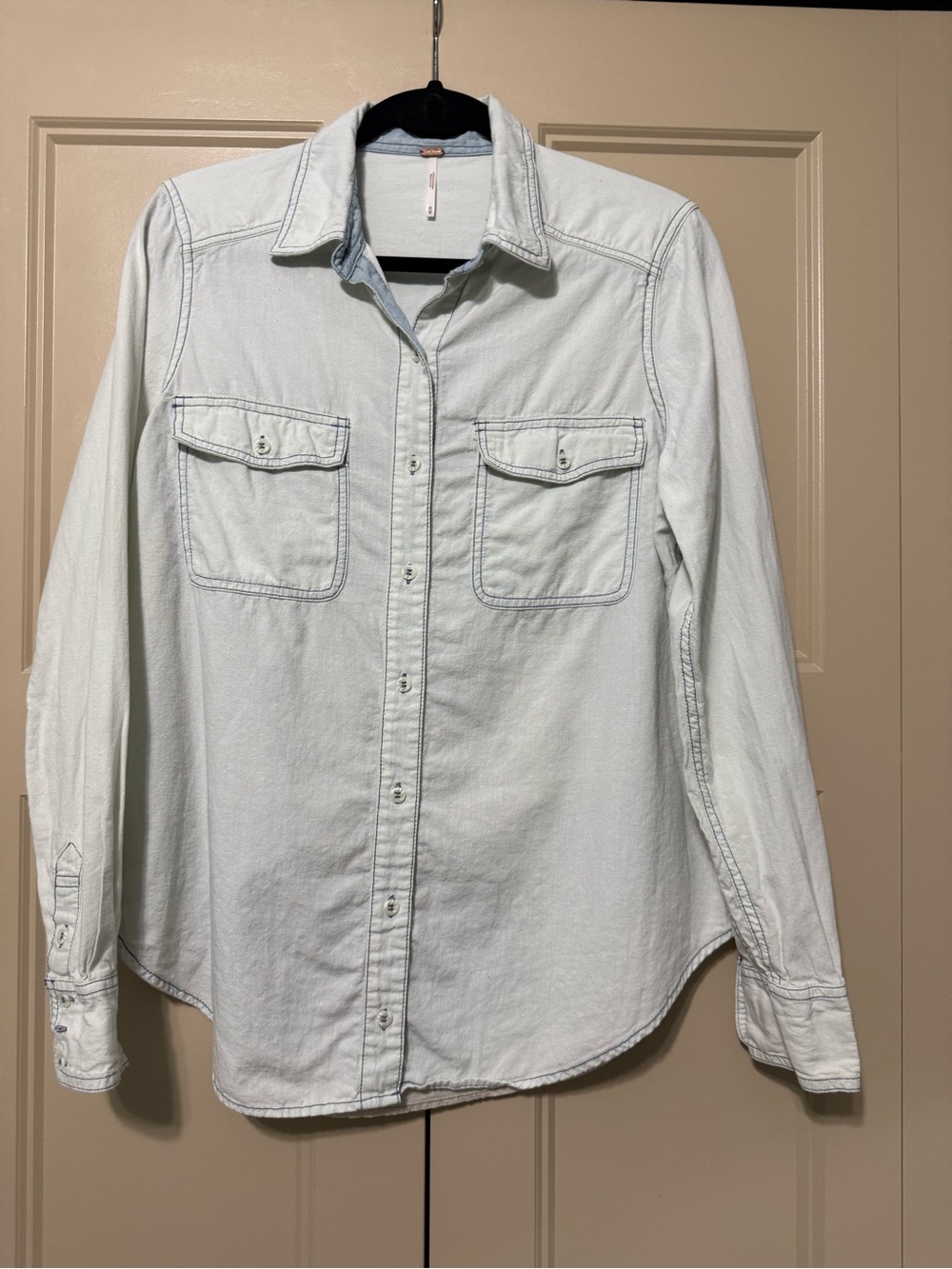 Free People "Bandana Bandit" Button Down Shirt M - Picture 2 of 10